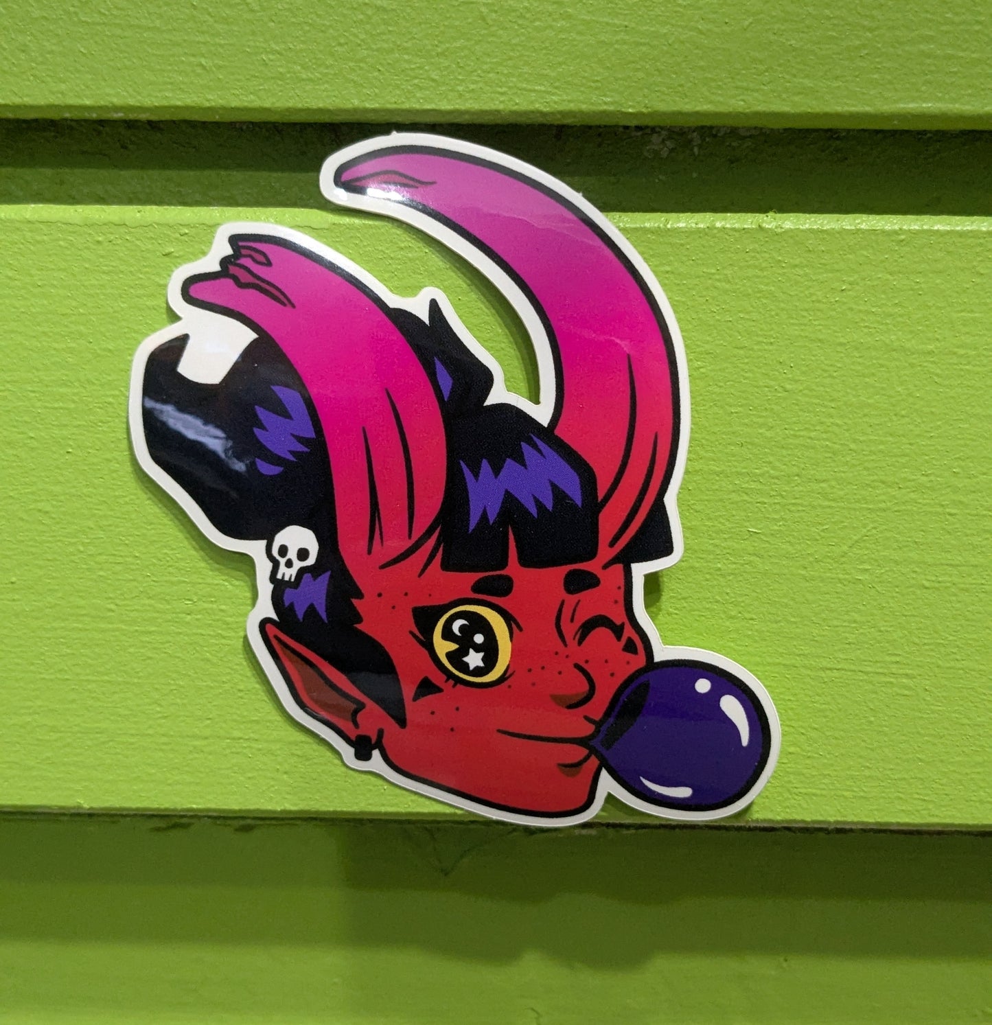 Bubblegum Demon (sticker) - Sweet Loots
