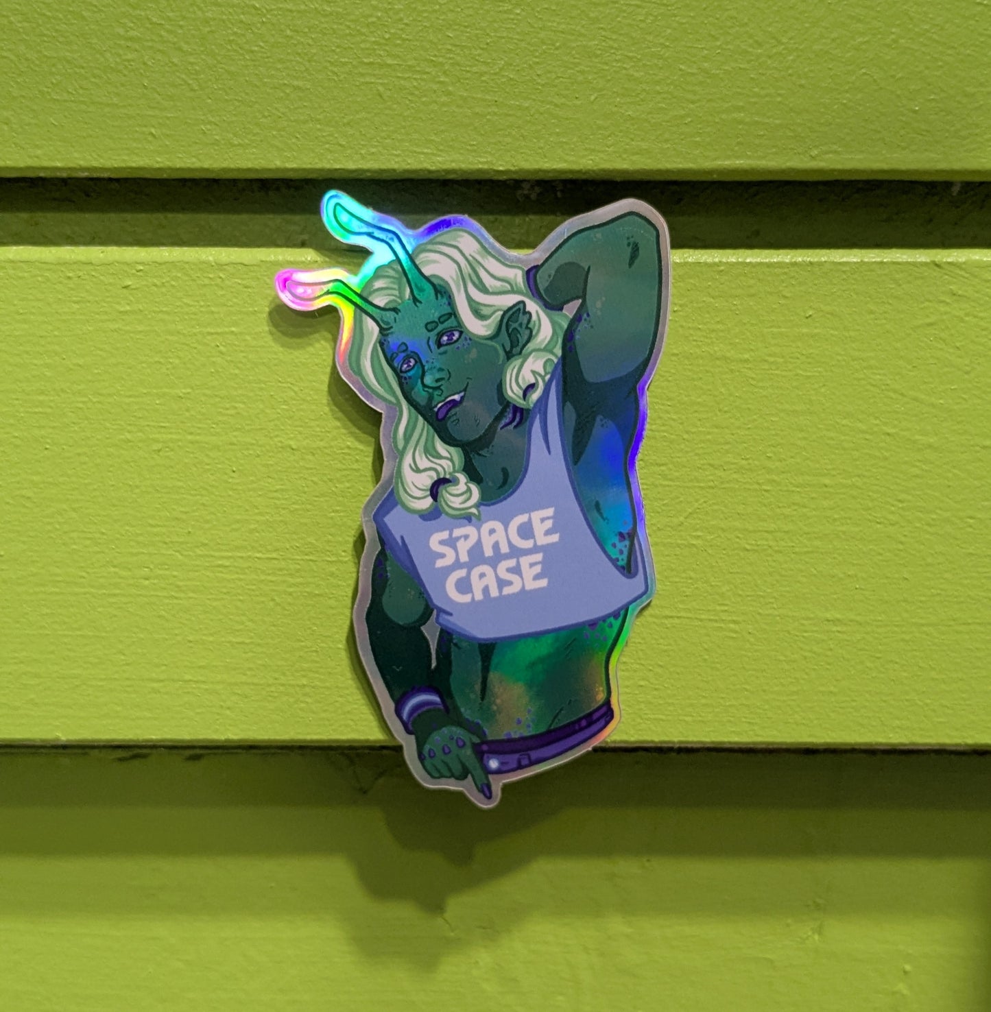 Space Case Alien (autocollant) - Sweet Loots