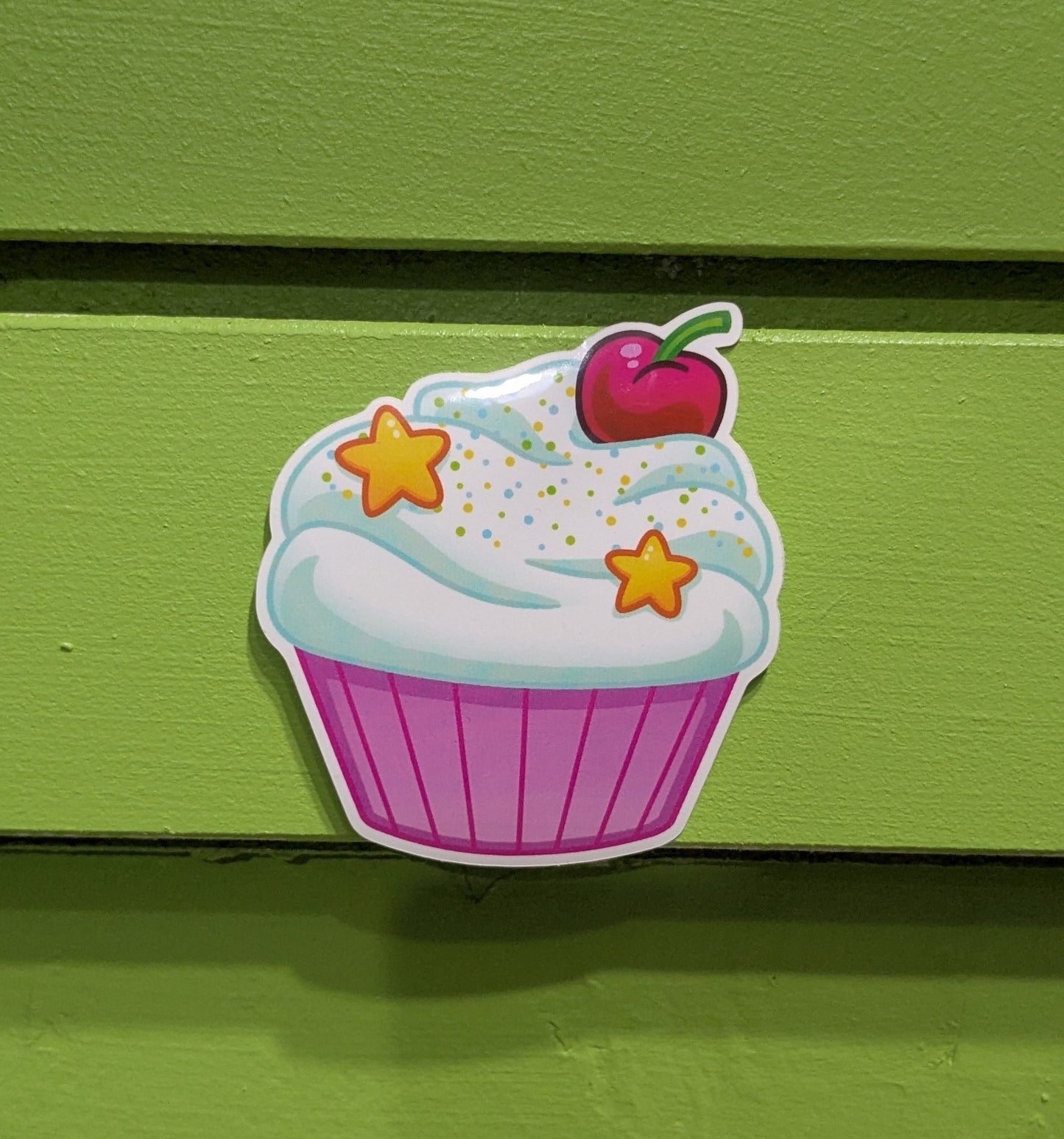 Cupcake - Pink (autocollant) - Sweet Loots
