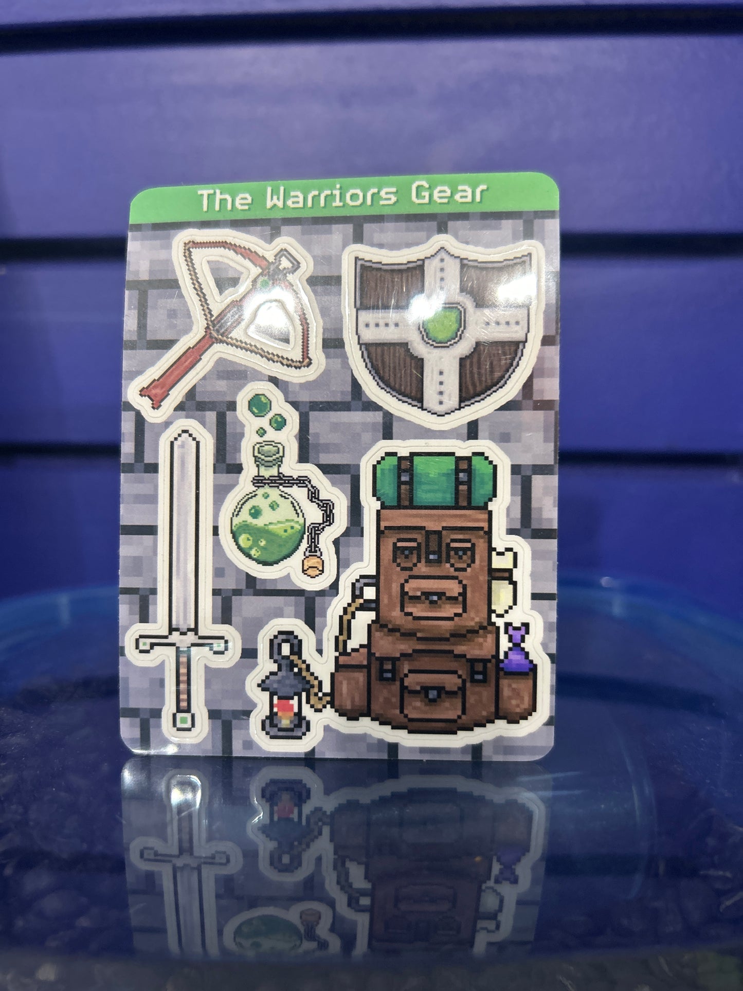 Warrior’s Gear Sticker Sheet - Taz and Jason
