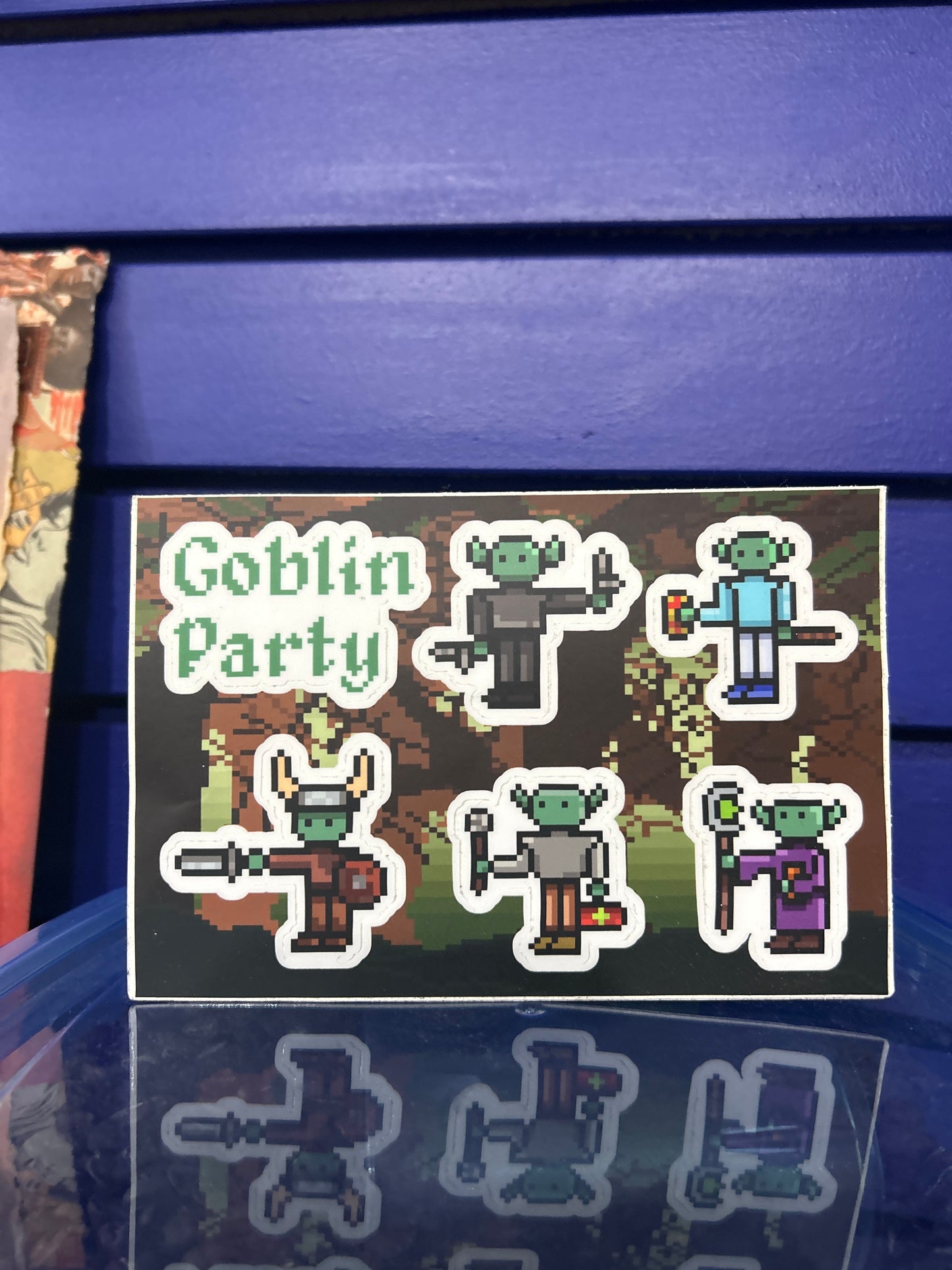 Goblin Party Sticker Sheet - Taz and Jason