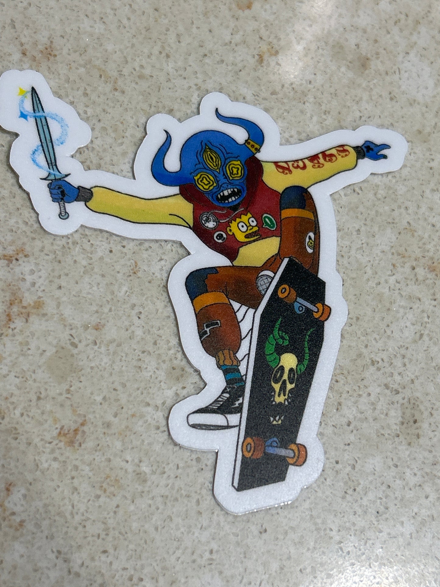 Skater Sticker