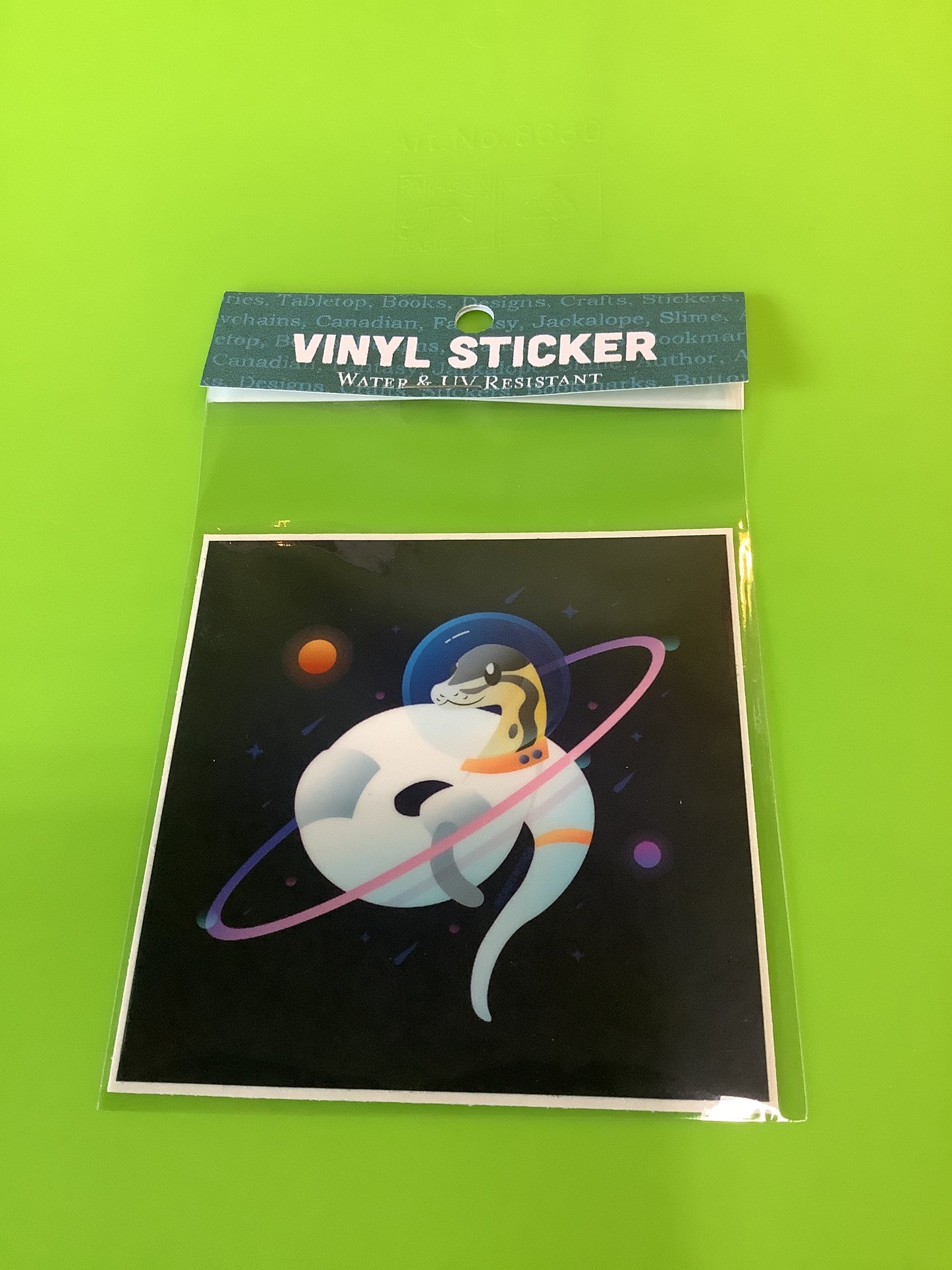 Space Snake Sticker - Taz and Jason