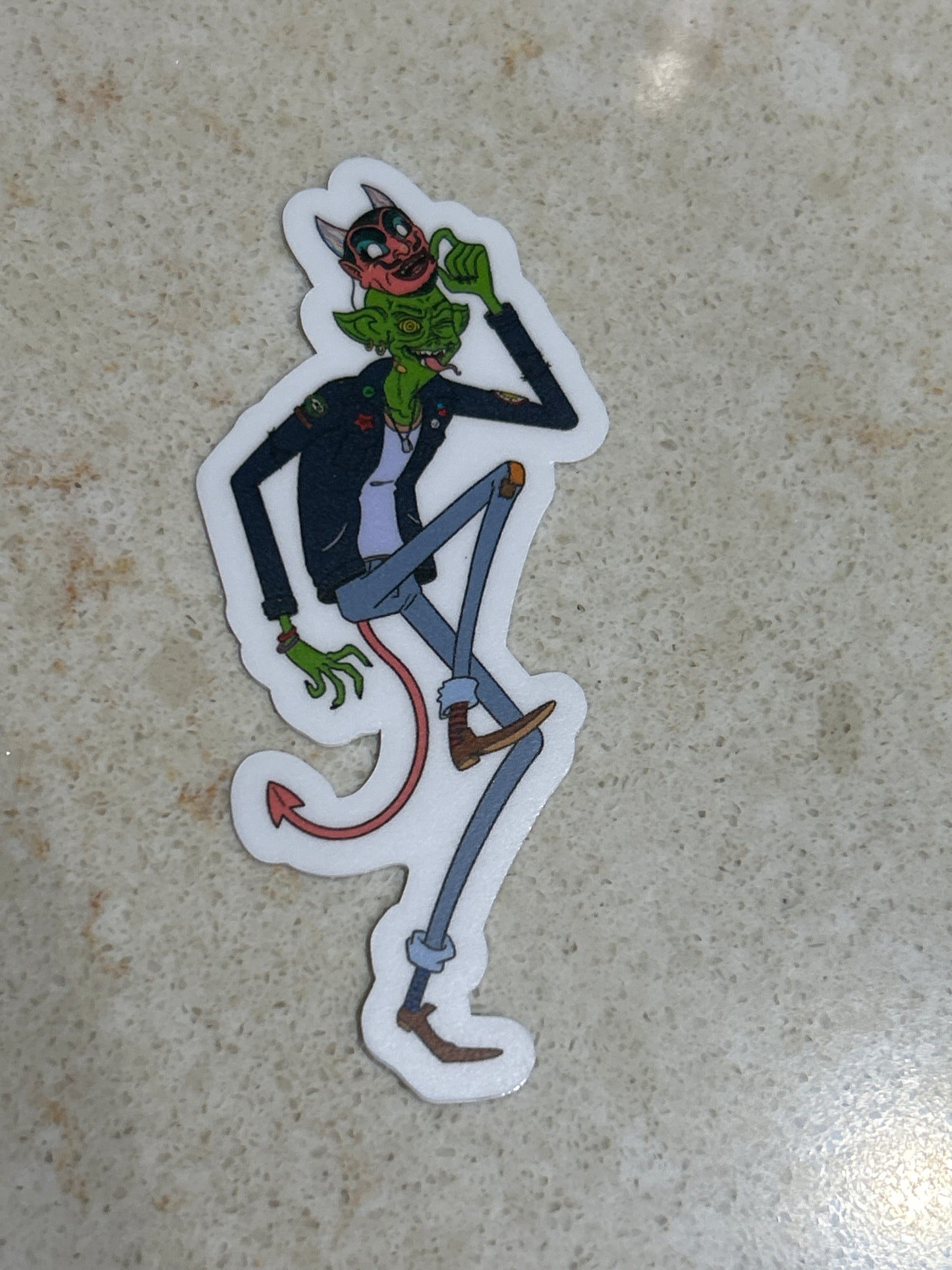Masked Goblin Sticker