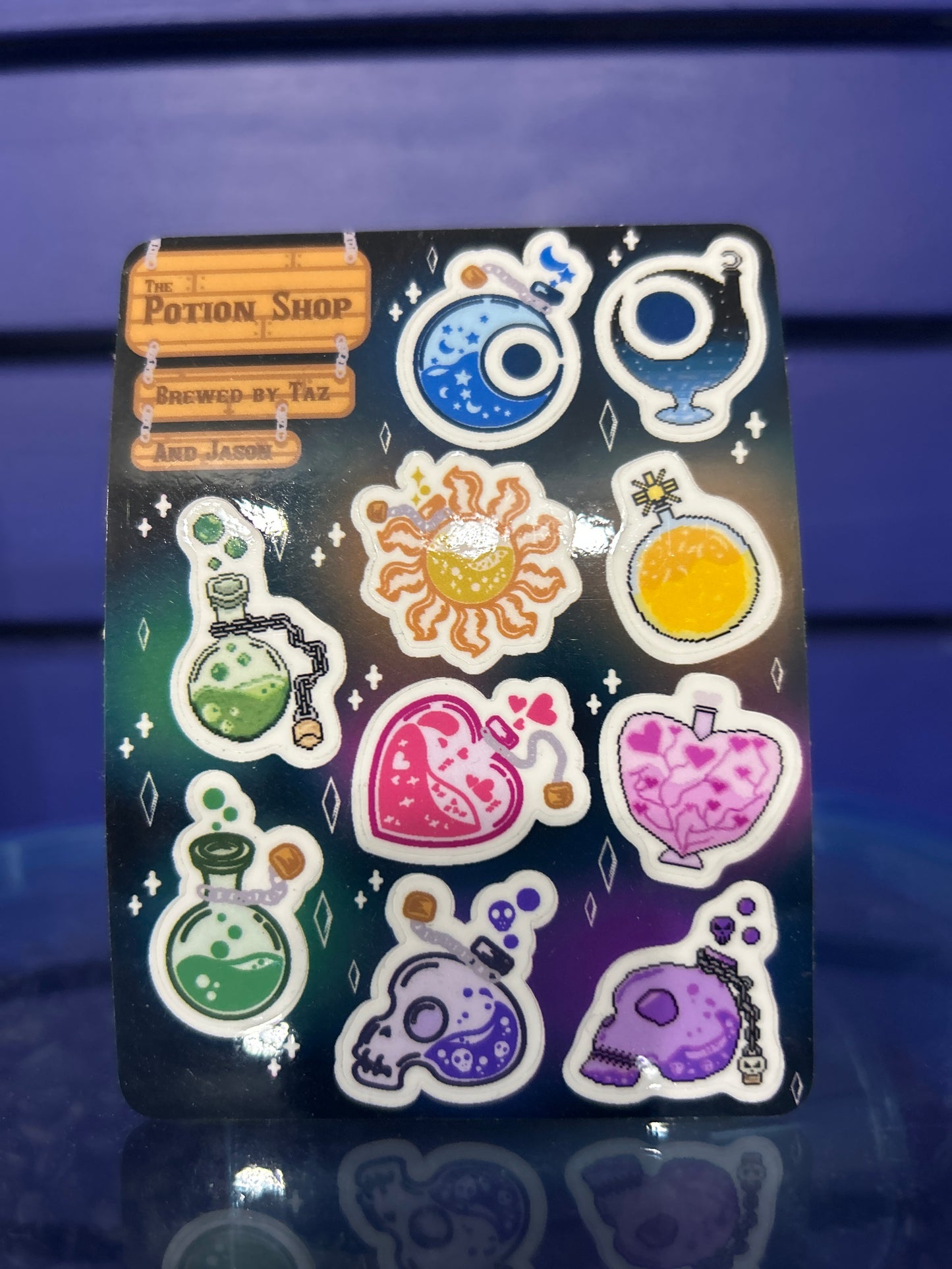 Mini Potion Shop Sheet - Taz and Jason