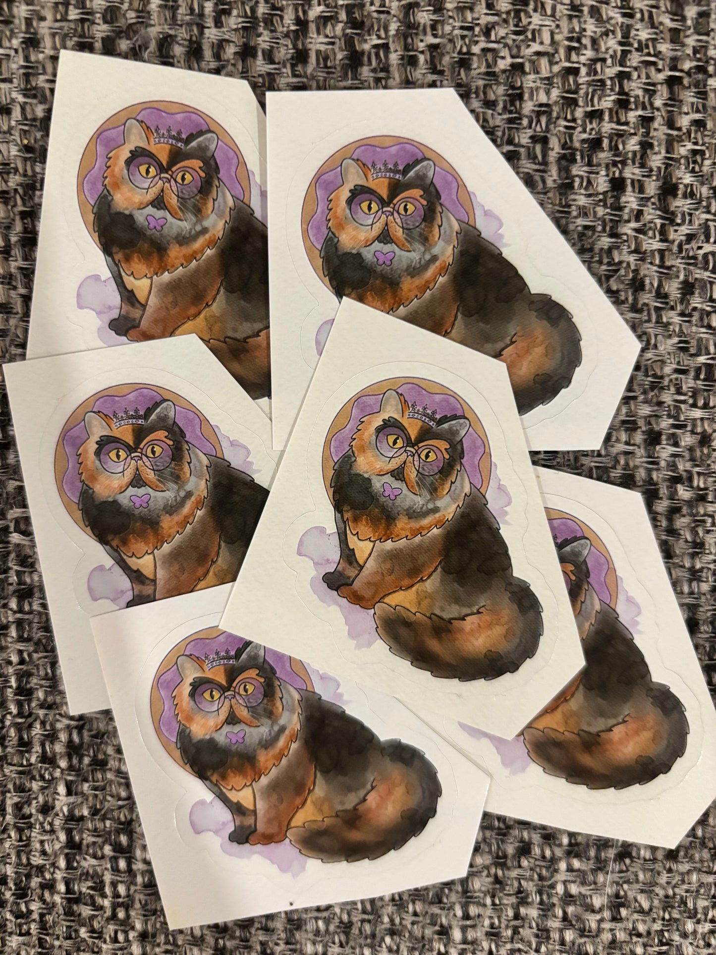 Princess Donut the Queen Anne Chonk sticker
