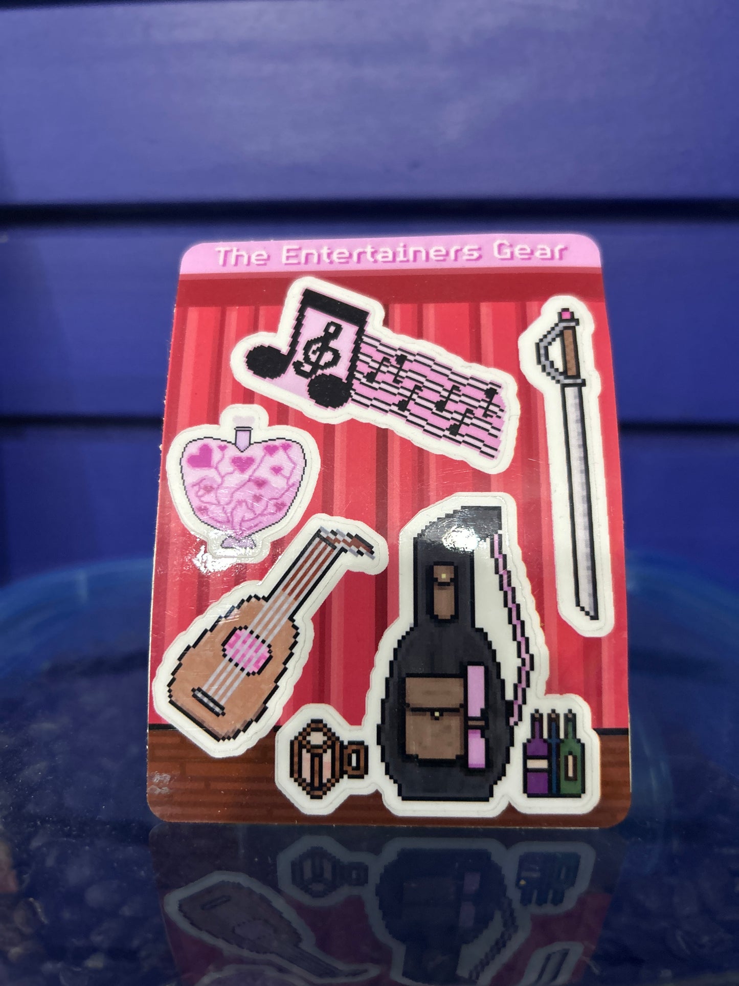 Entertainer’s Gear Sticker Sheet - Taz and Jason