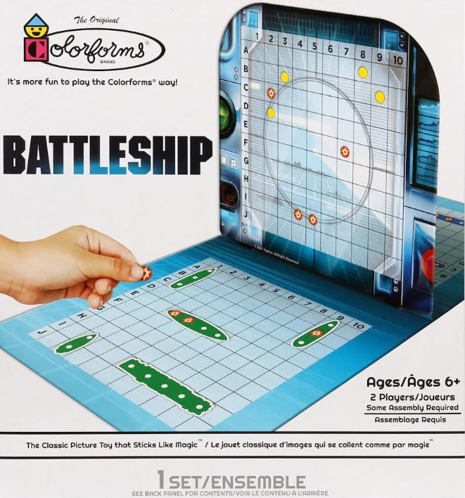 Colorforms Battleship (ML)