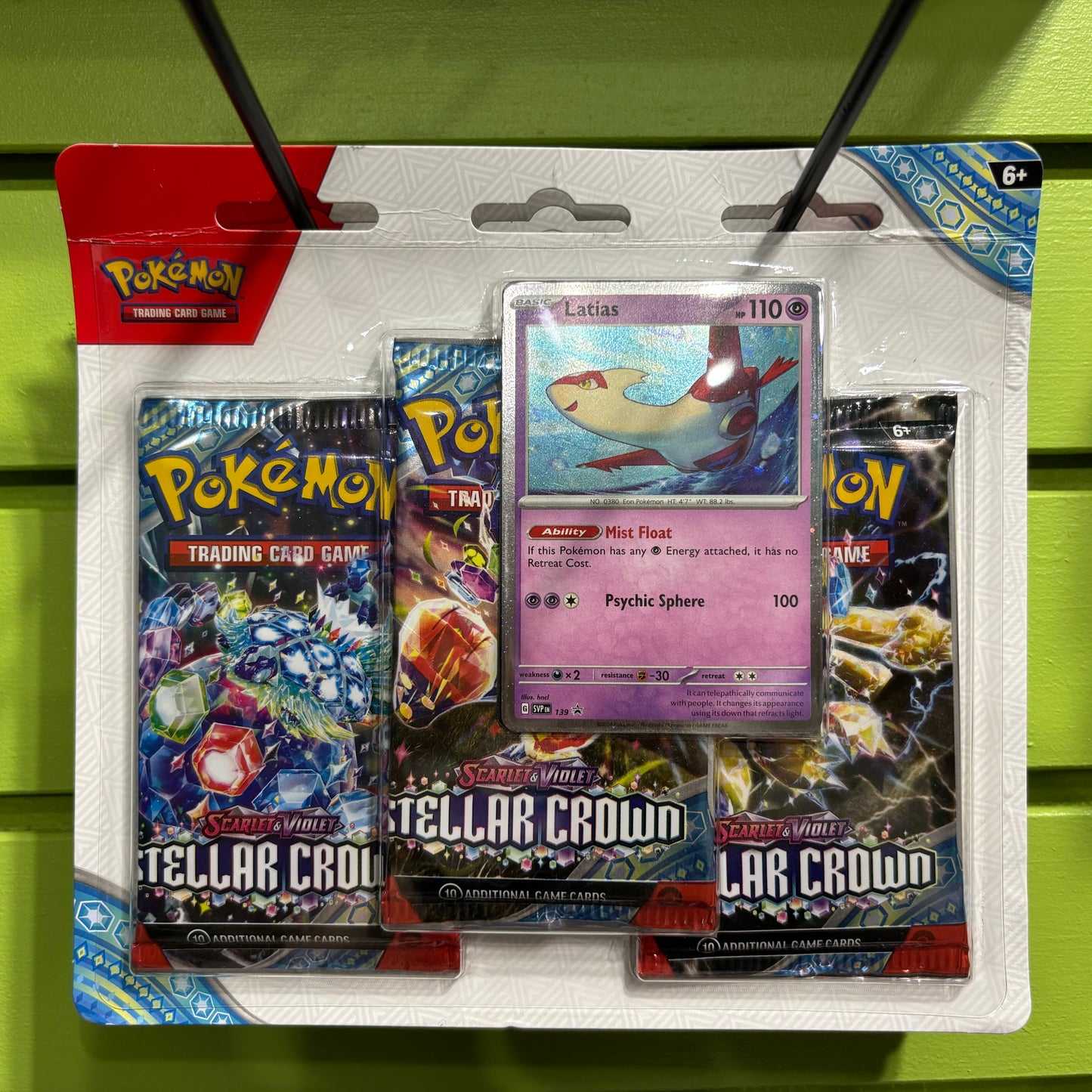 JCC Pokémon - Stellar Crown 3-Pack Blister (Latias)