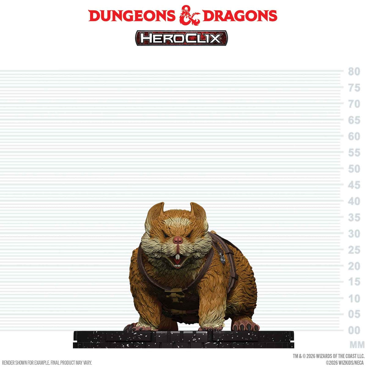 Dungeons and Dragons Heroclix: Giant Space Hamster (Preorder)