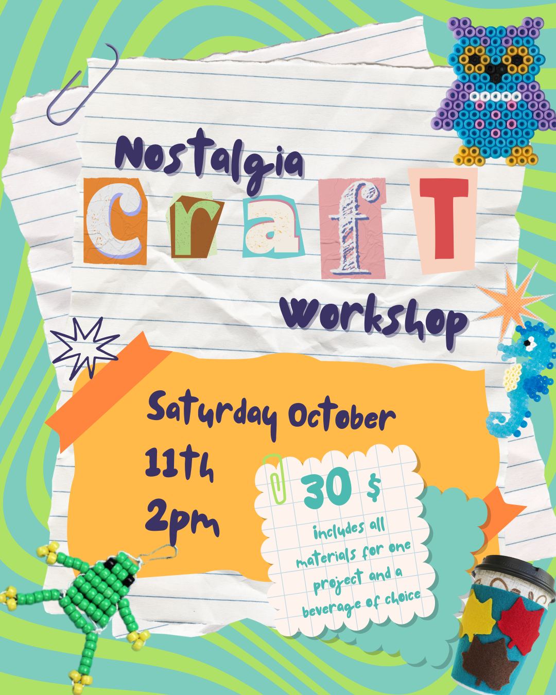 Nostalgic Craft Pop-up - October 11