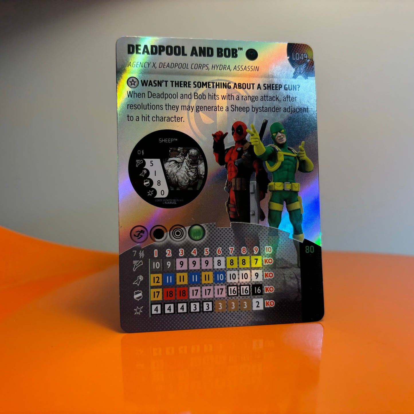 Heroclix - Marvel Deadpool and Weapon X - Super Rares, Chases et Tout le Reste