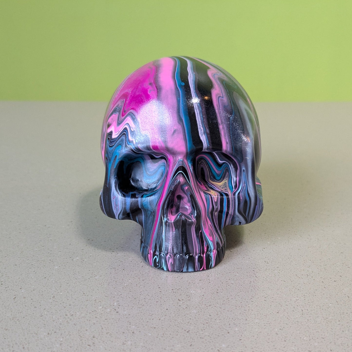 Paint Poured Skull (Large)