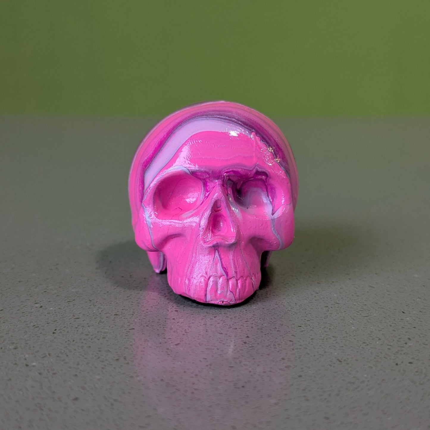 Paint Poured Skull (Small)