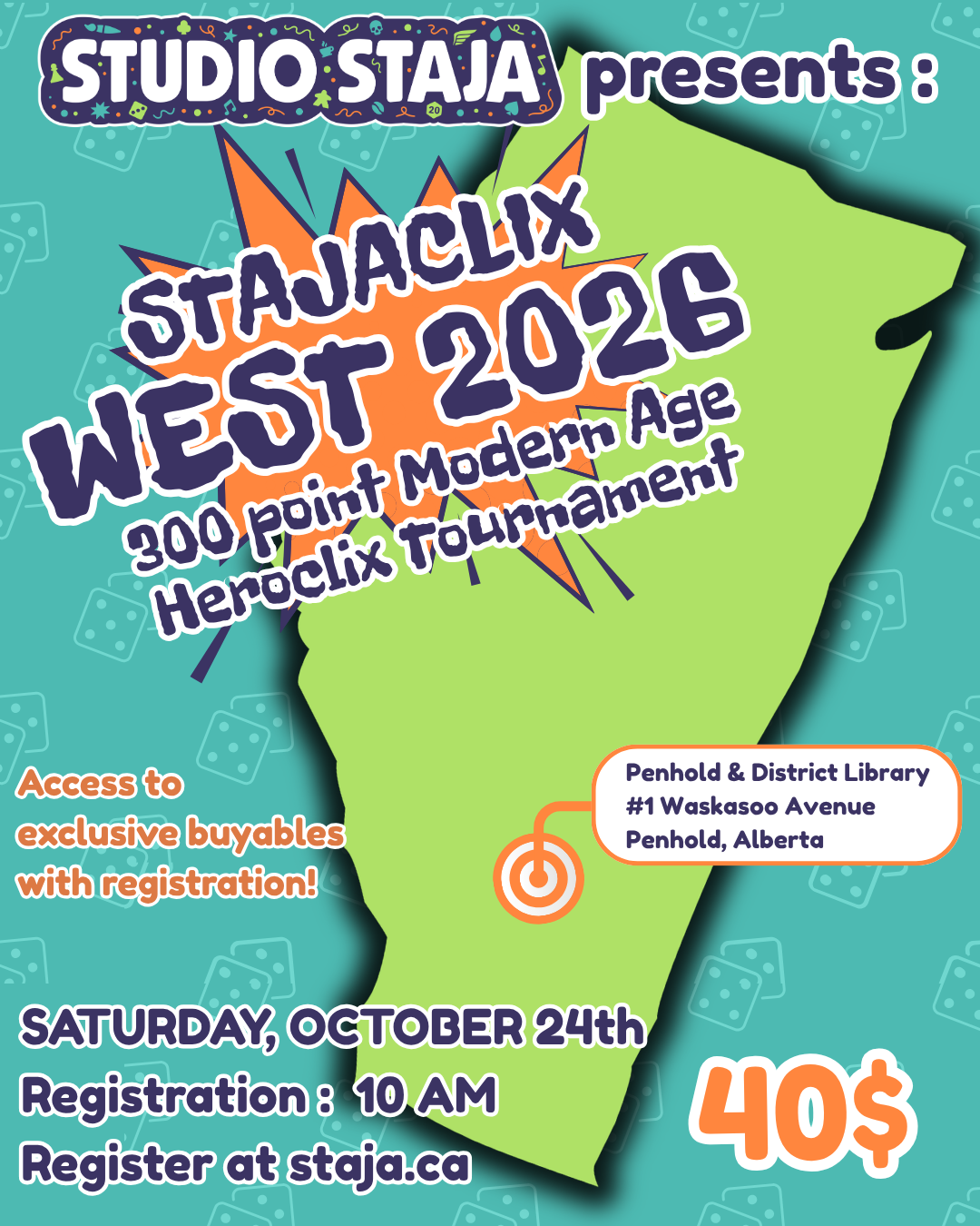 Stajaclix West 2026 - 300 Point Modern Age Heroclix Tournament