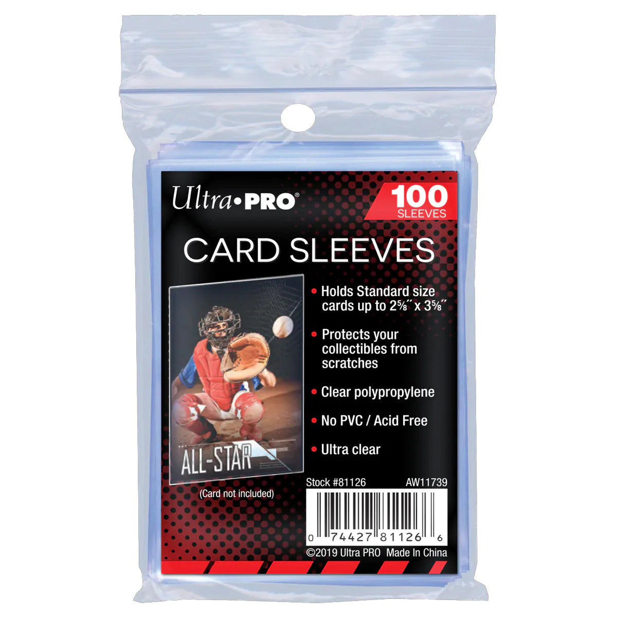 Pochettes pour cartes Ultra Pro (100 unités)