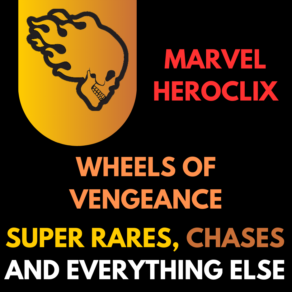 Heroclix - Marvel Wheels of Vengeance - Super Rare, Chase et autres objets