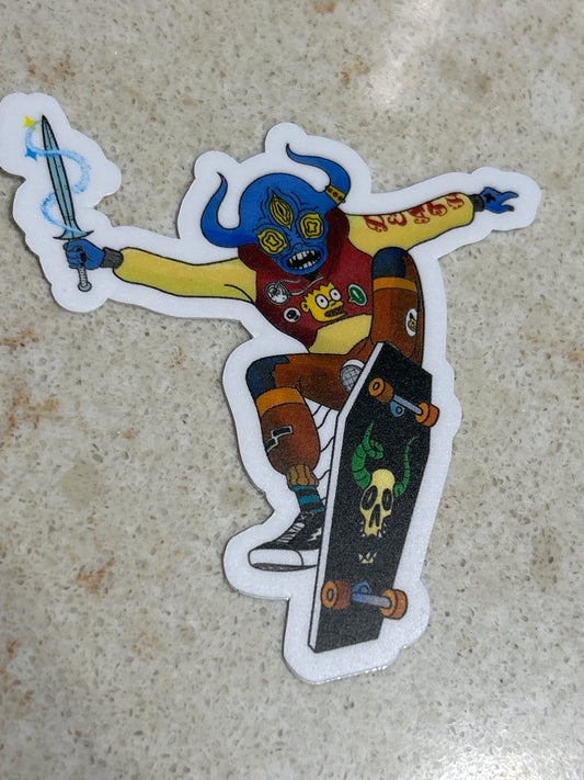 Skater Sticker