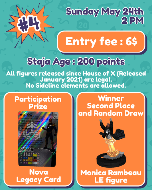 Stajaclix Spring OP Series: Staja Age - Sunday, May 24th