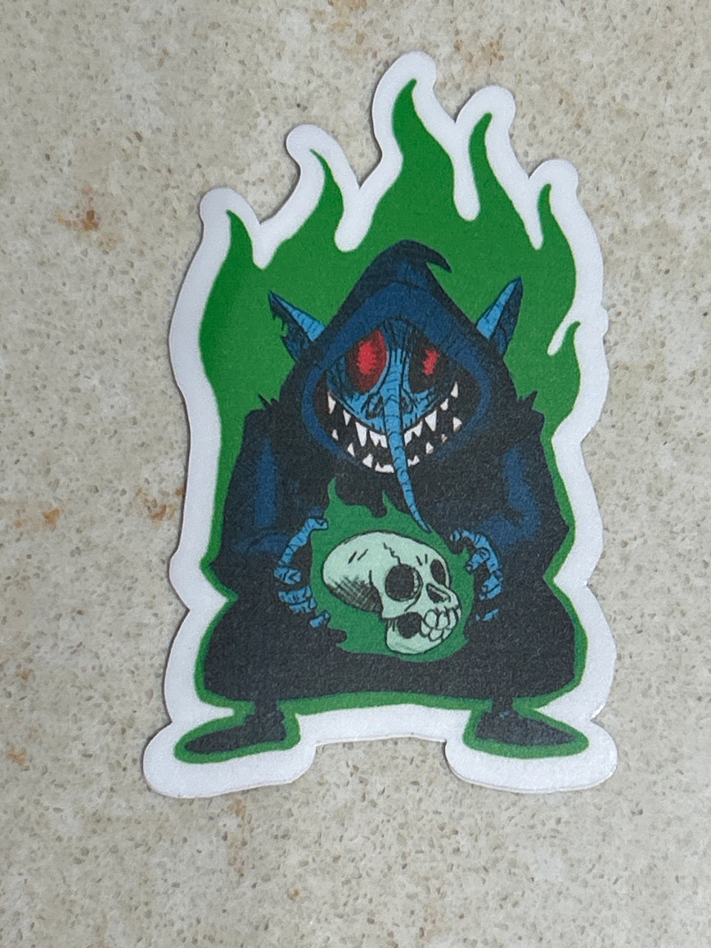 Goblin Necromancer Sticker