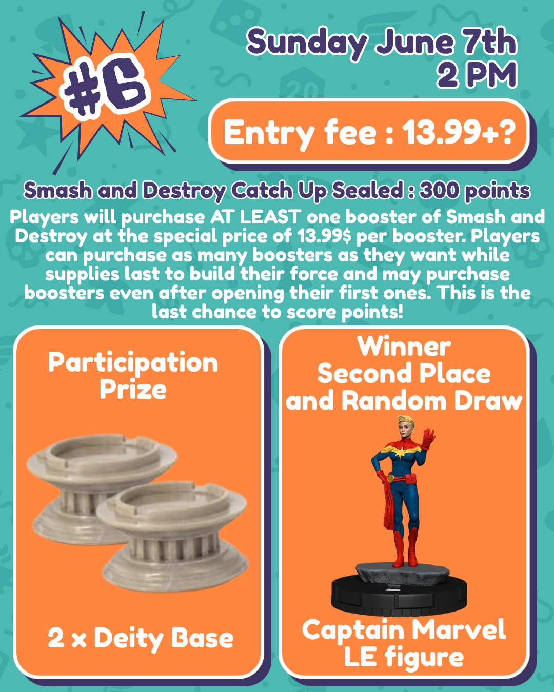 Stajaclix Spring OP Series: Smash and Destroy Catch Up Sealed - Sunday, June 7th