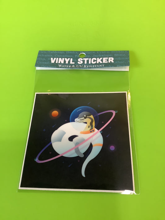 Space Snake Sticker - Taz and Jason