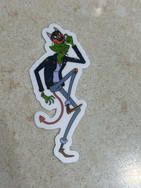 Masked Goblin Sticker
