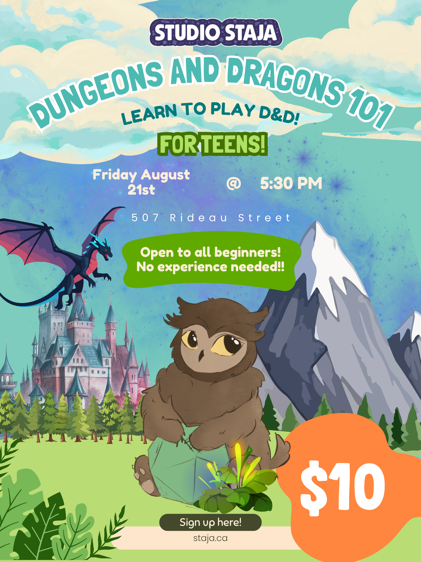 Dungeons and Dragons 101: For Teens - August 21st