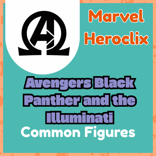 Marvel Heroclix - Avengers Black Panther and the Illuminati - Commons