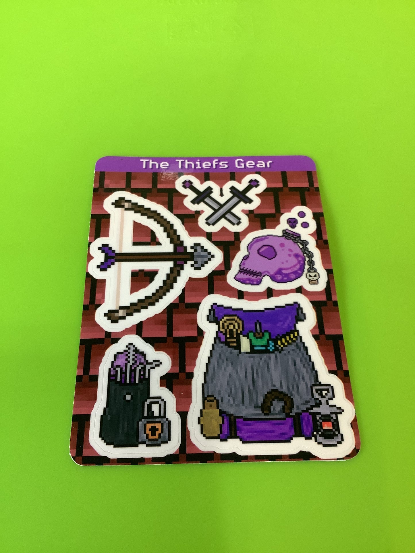 Thief's Gear Sticker Sheet - Taz and Jason