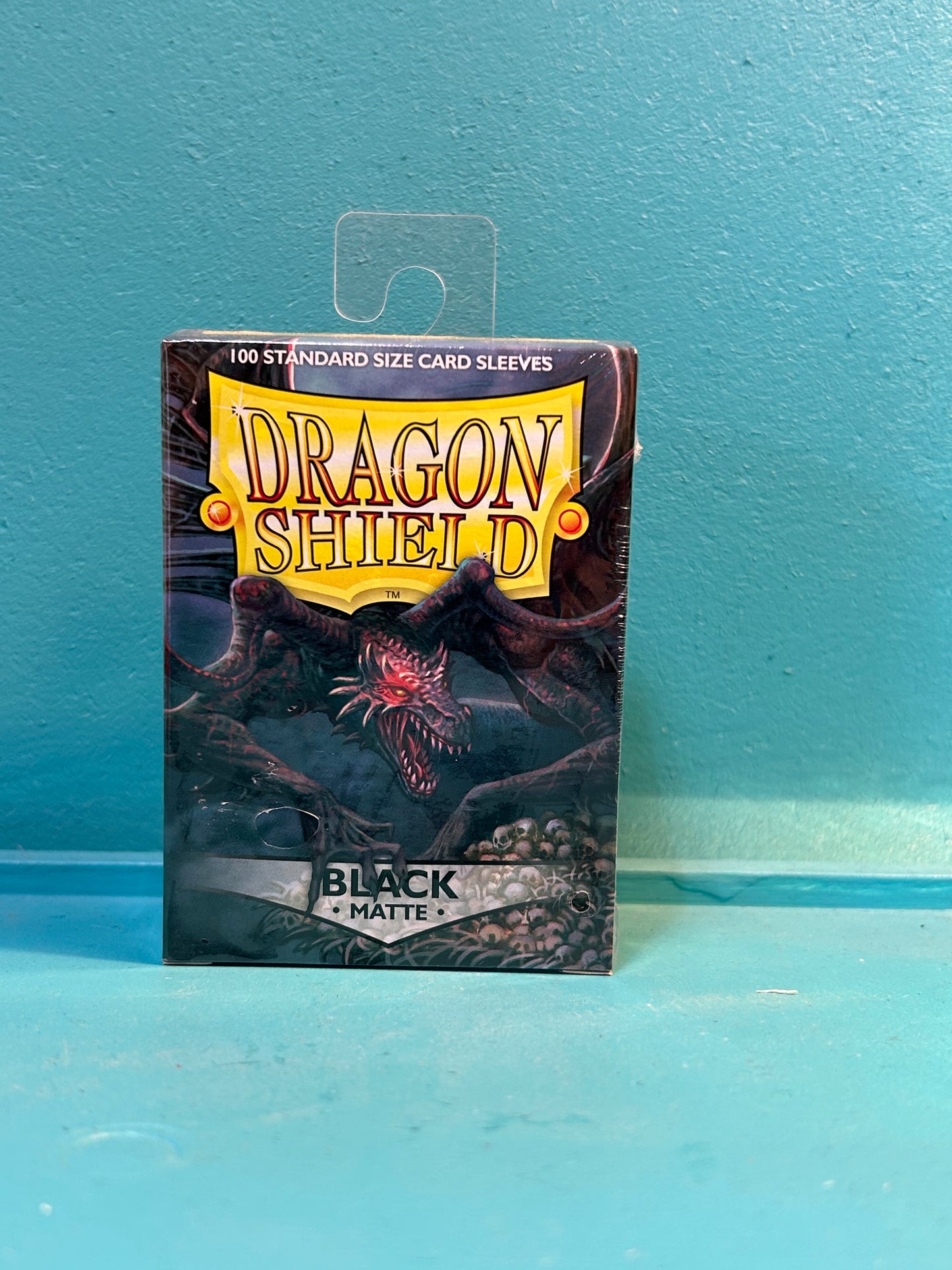 Dragon Shield - Standard Size Sleeves Matte Black (100)