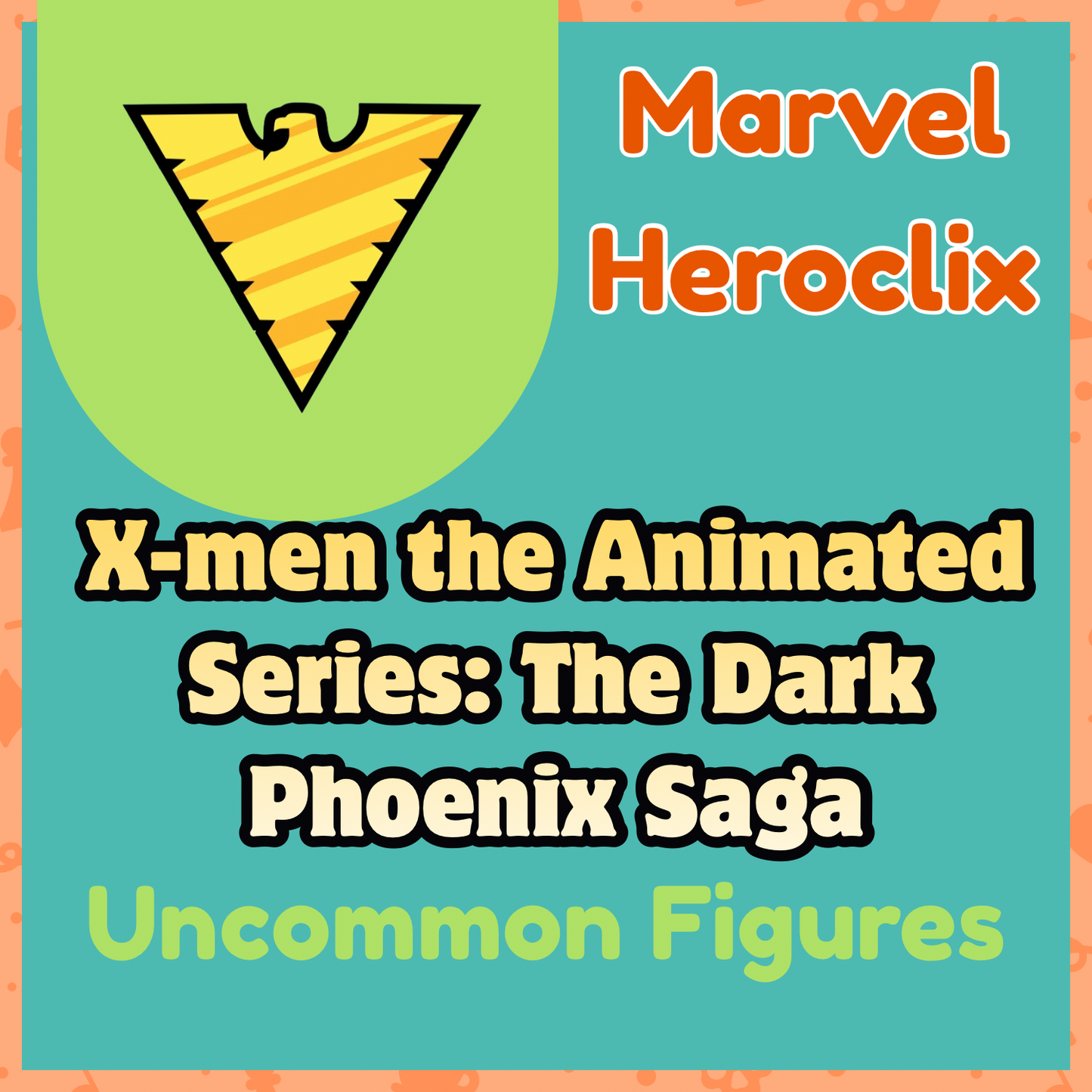 Marvel Heroclix - X-Men the Animated Series: The Dark Phoenix Saga - Uncommons
