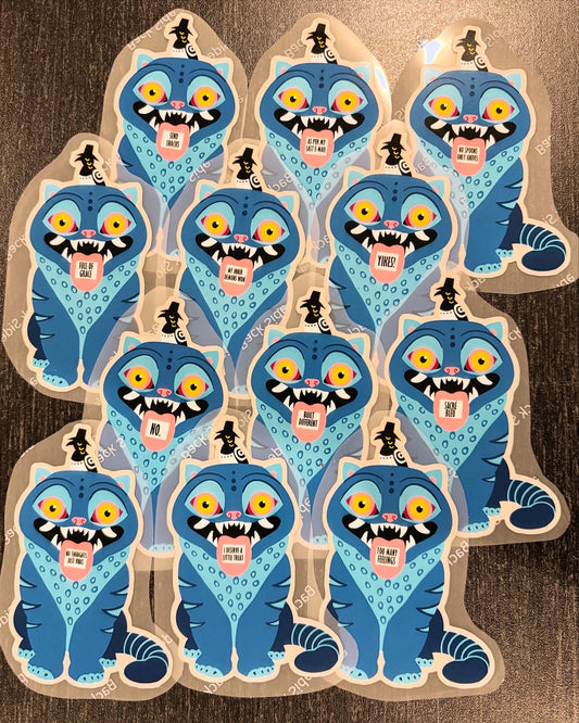 K-Pop Demon Hunters Derpy Tiger Sticker