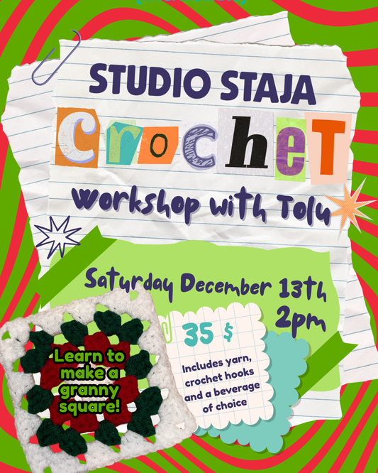 Intermediate Crochet Workshop - December 13th