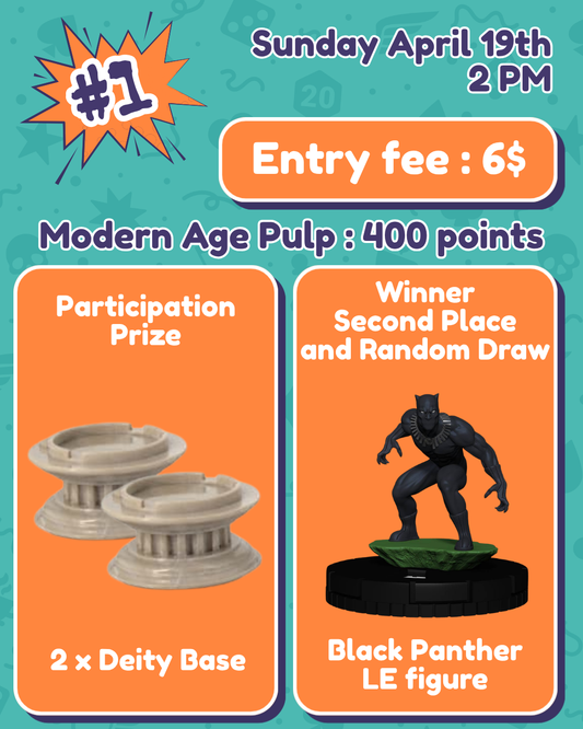 Stajaclix Spring OP Series: Modern Age Pulp - Sunday April 19th