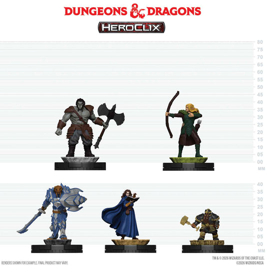 Dungeons and Dragons Heroclix: Series One Booster Brick (Preorder)
