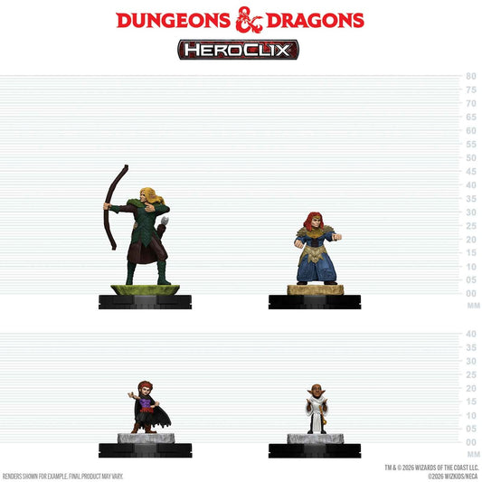 Dungeons and Dragons Heroclix 400: Adventuring party 1 (Preorder)