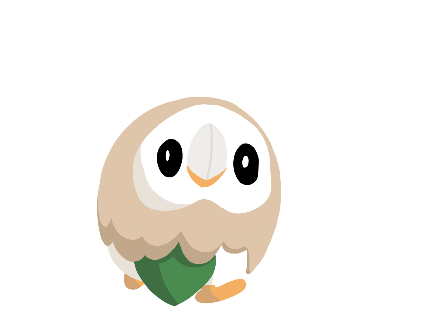 Rowlet ??? Sticker - M-Aiyah
