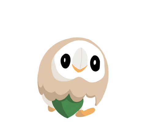 Rowlet ??? Sticker - M-Aiyah