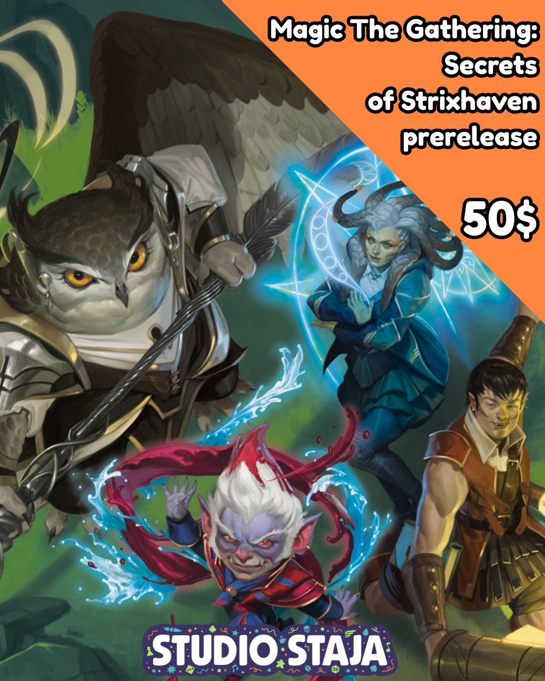 Magic The Gathering : Secrets of Strixhaven Prerelease (Friday April 17th)