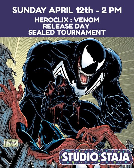 Marvel Heroclix : Venom Release Day OP Sealed Tournament