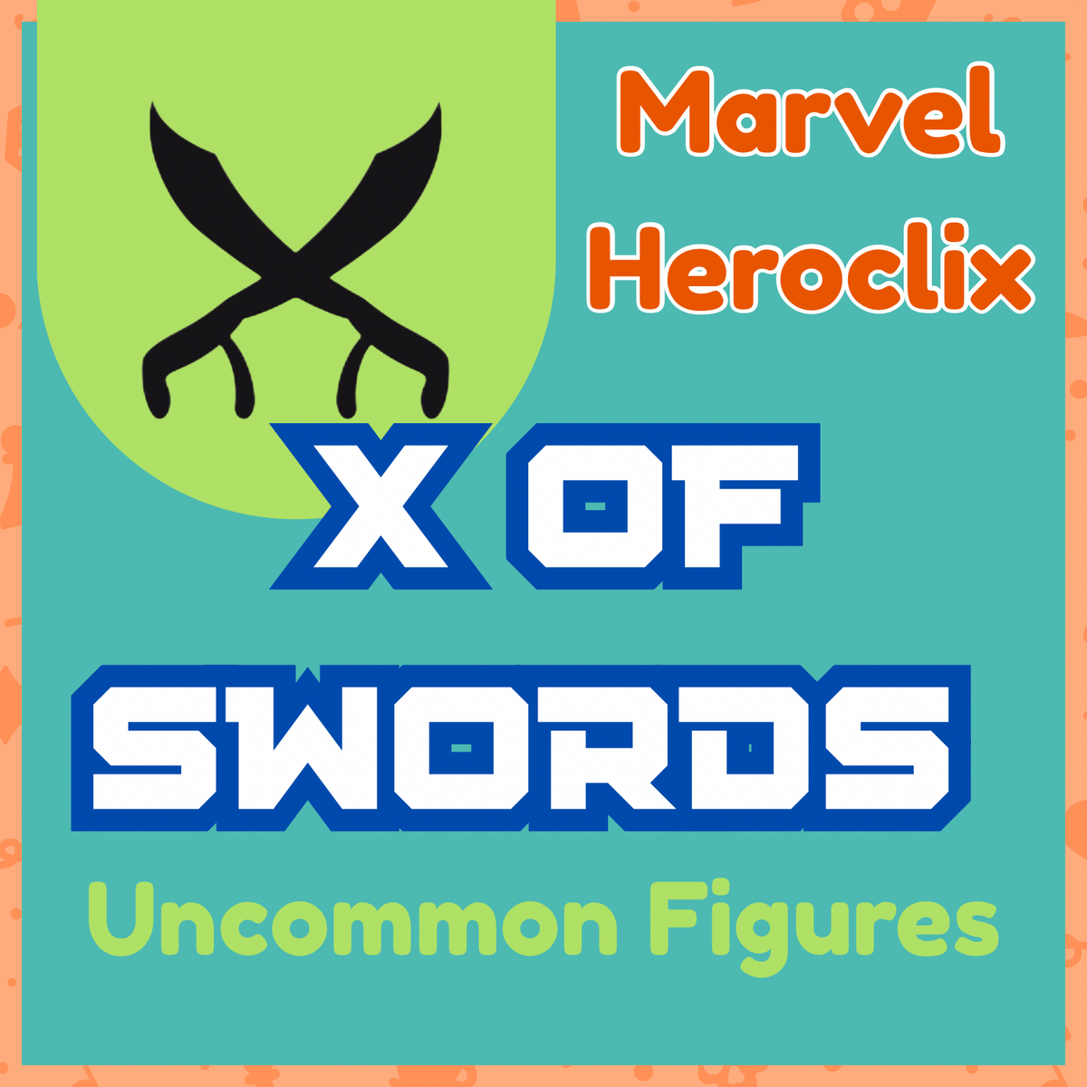 Heroclix - Marvel X-Men X d'épées - Peu communes
